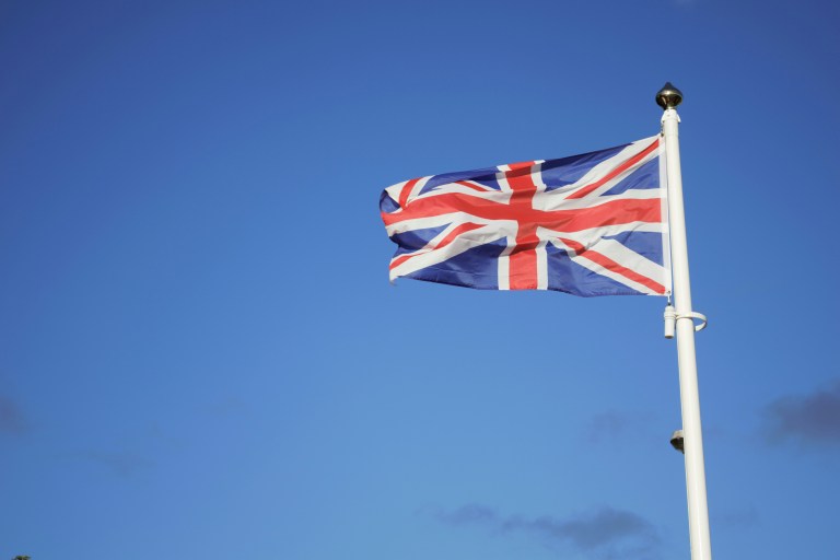 Union Jack flag of the UK, representing the UK skilled worker visa 2026 salary.
