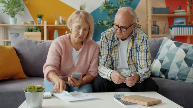 Dutch pensioners reviewing the Dutch pension clauses.